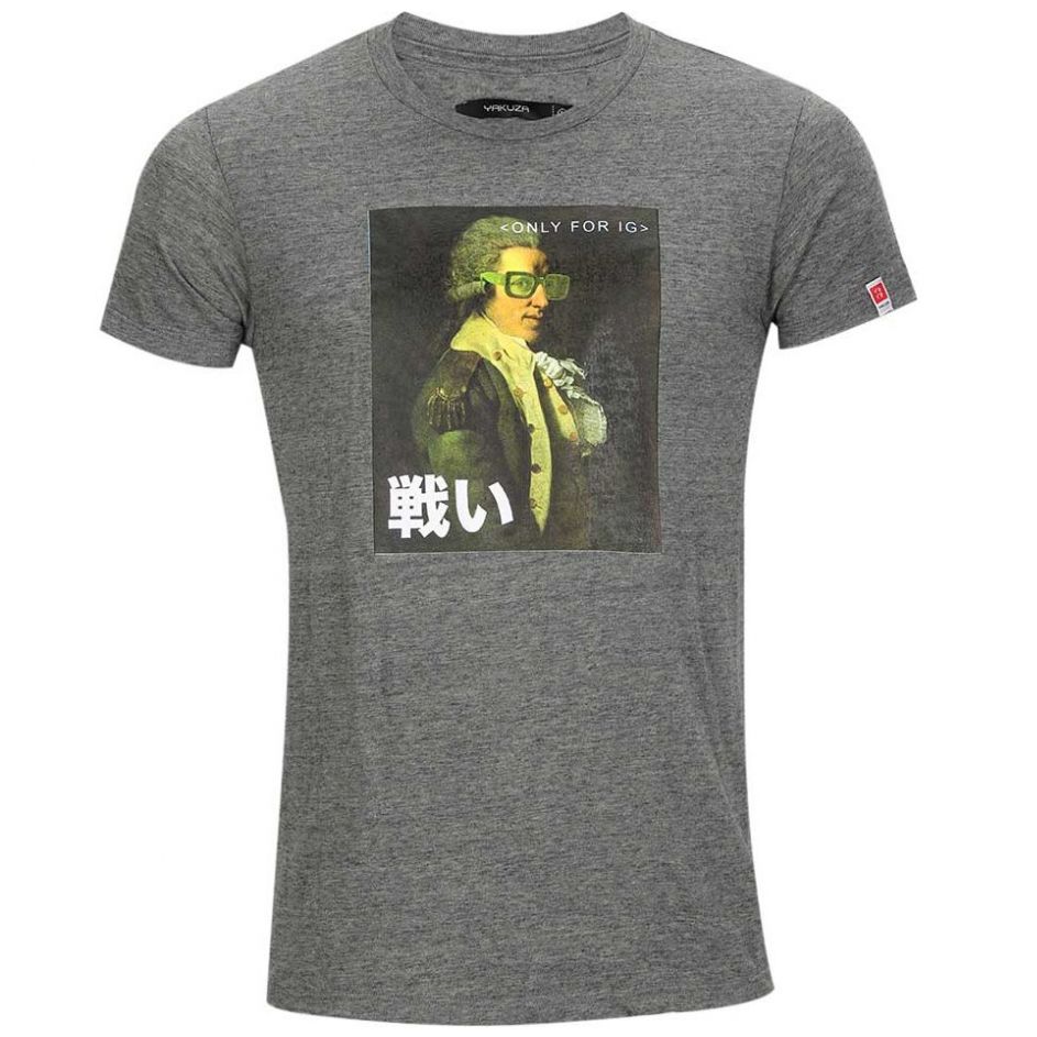 Playera Gris para Caballero Yakuza Modelo 11151401110