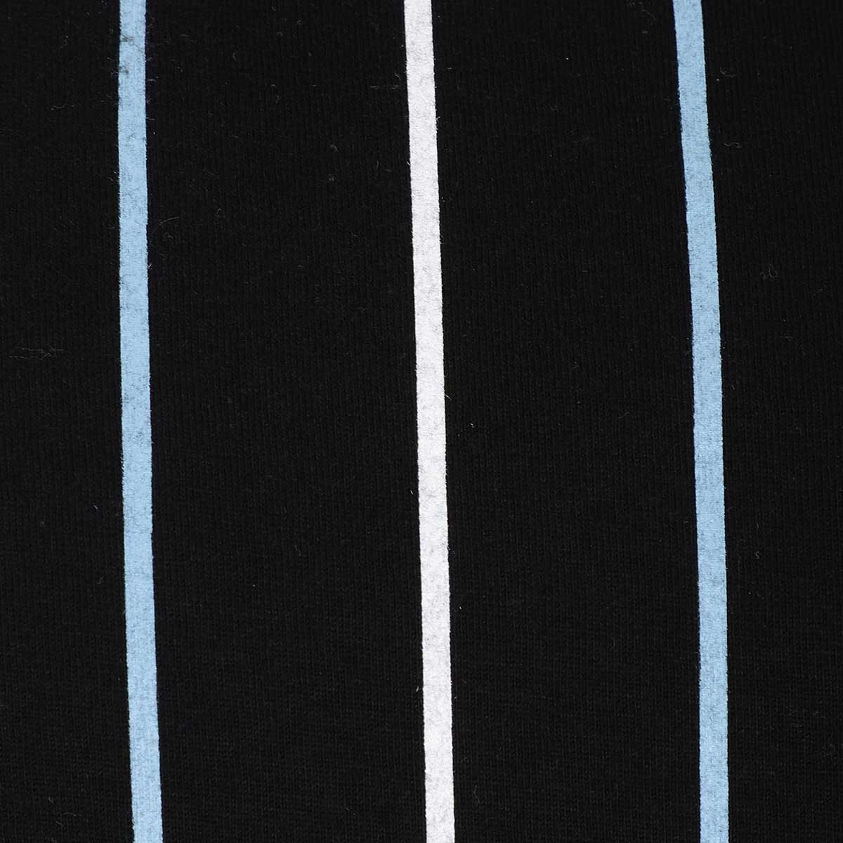 Playera Slim Fit Negra a Rayas para Caballero Fukka Modelo B11A181