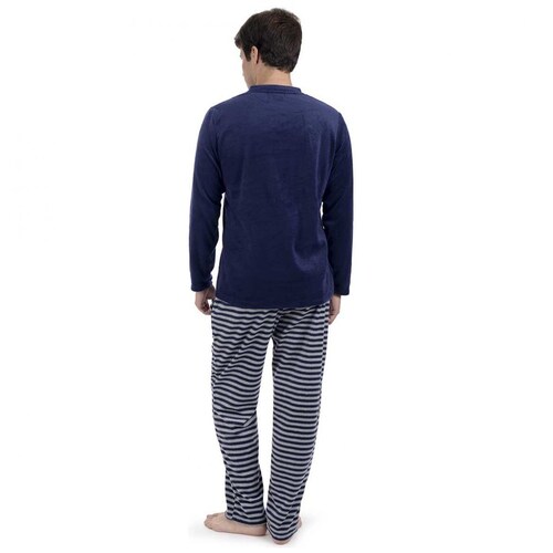 Pijama Azul Marino Combinado para Caballero Royal Polo Club Modelo 2017146