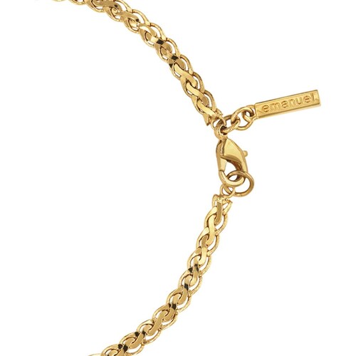 Pulsera Diamantada en Dorado Emanuel Ungaro