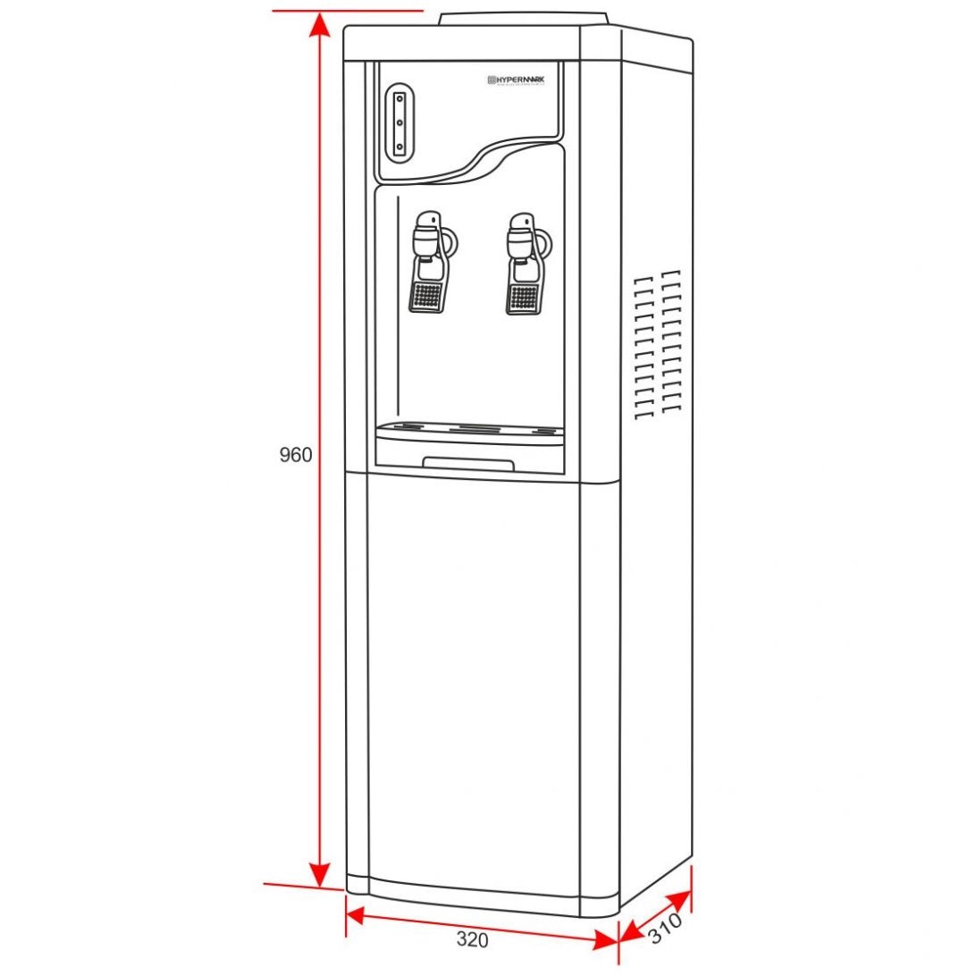 Dispensador de Agua Clearwater Hypermark