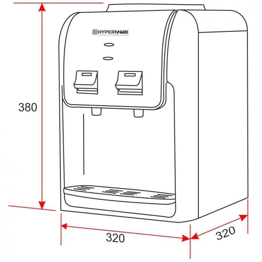 Dispensador de Agua Springwater Hypermark
