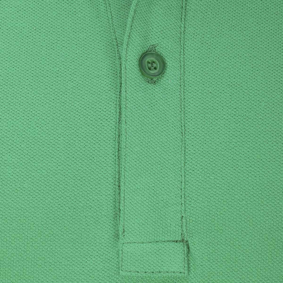 Playera Polo Slim Fit Verde Combinado para Caballero Polo Club Modelo 8411