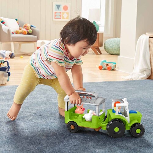 Juguete para Bebés Tractor Cuidado de Animales Little People