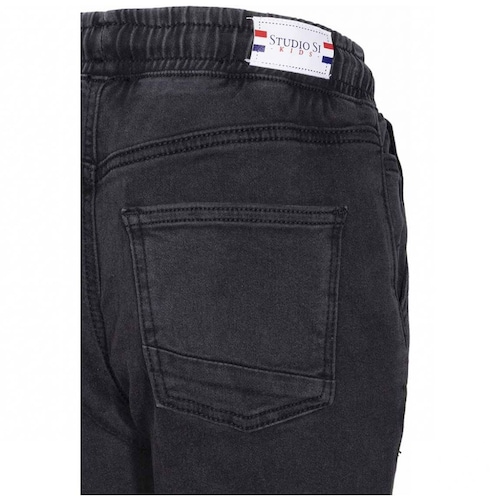 Jogger de Mezclilla Negro para Niño Studio si Modelo Y1203N