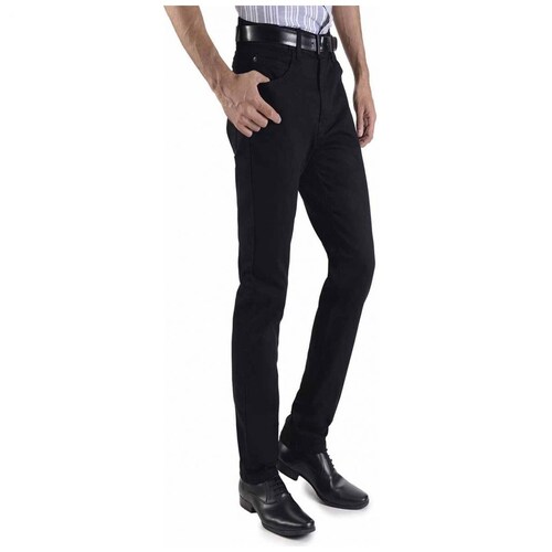 Jeans Straight Fit Negro para Caballero Supply Modelo 14 0585 0819-2