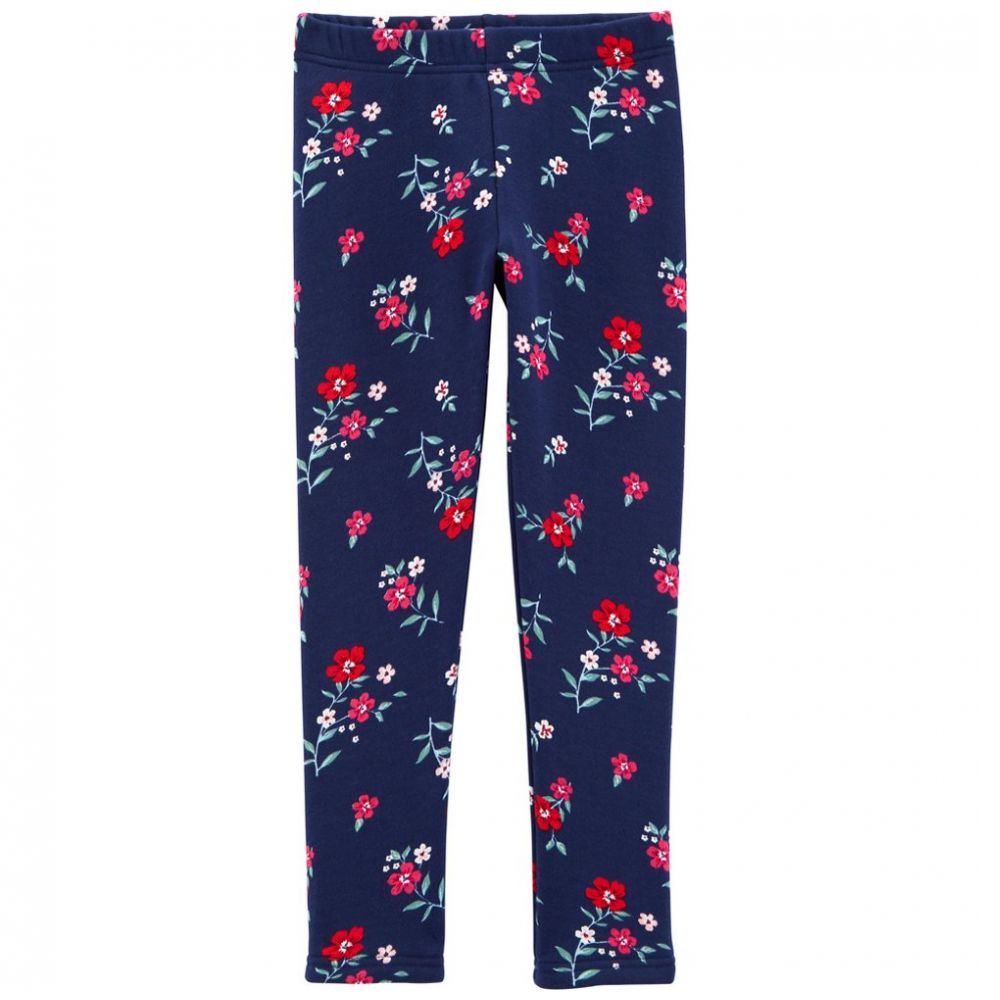 Legging Estampado de Flores Azul Marino para Niña Carters Modelo 3J150510