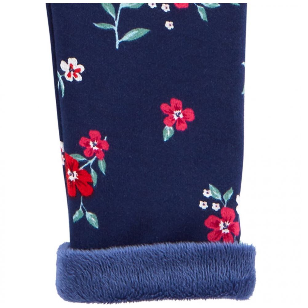 Legging Estampado de Flores Azul Marino para Niña Carters Modelo 3J150510
