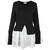 Suéter-Blusa Diseño Combinación de Texturas City Femme