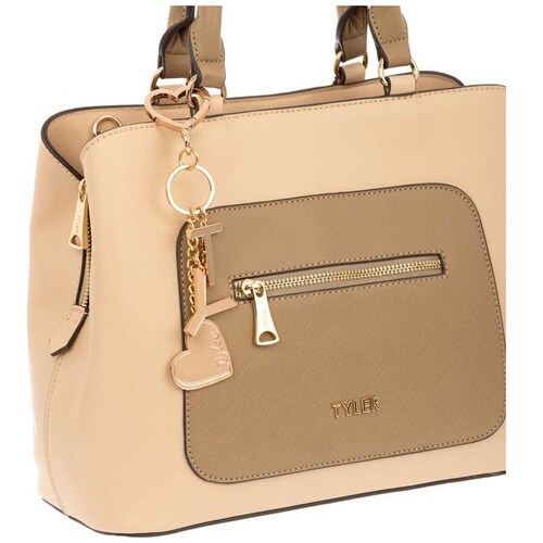 Bolso Beige Taupe Tyler