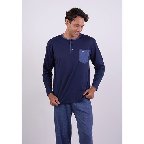 Pijama Azul para Caballero Kayser Modelo 67-1101
