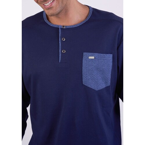 Pijama Azul para Caballero Kayser Modelo 67-1101