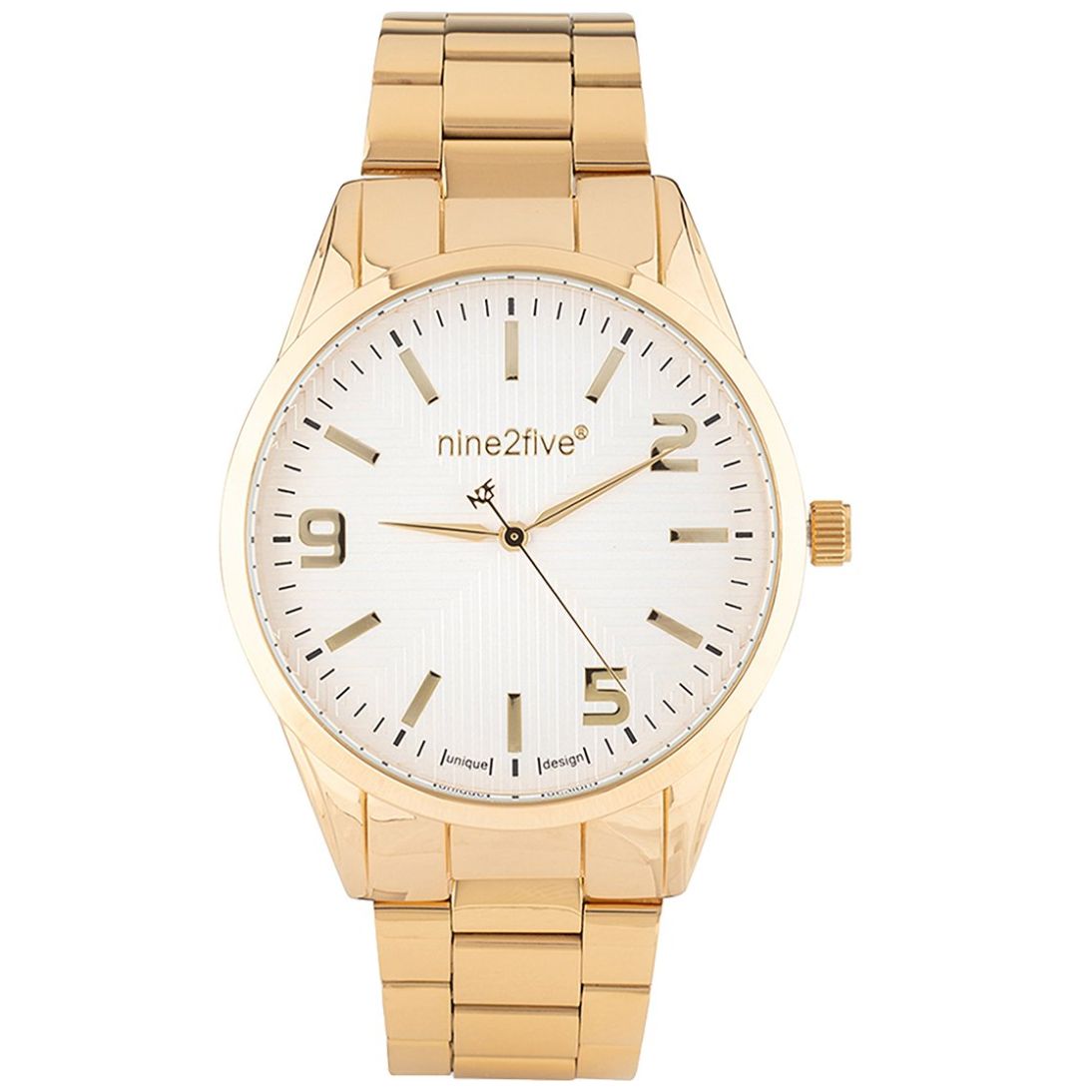 Reloj Dorado para Caballero Nine To Five Modelo Afw19R15Glbls2