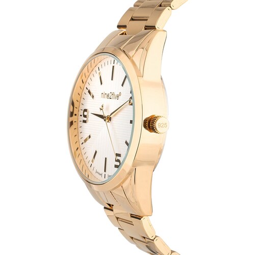 Reloj Dorado para Hombre Nine To Five Modelo Elo Afw19R15Glbls2