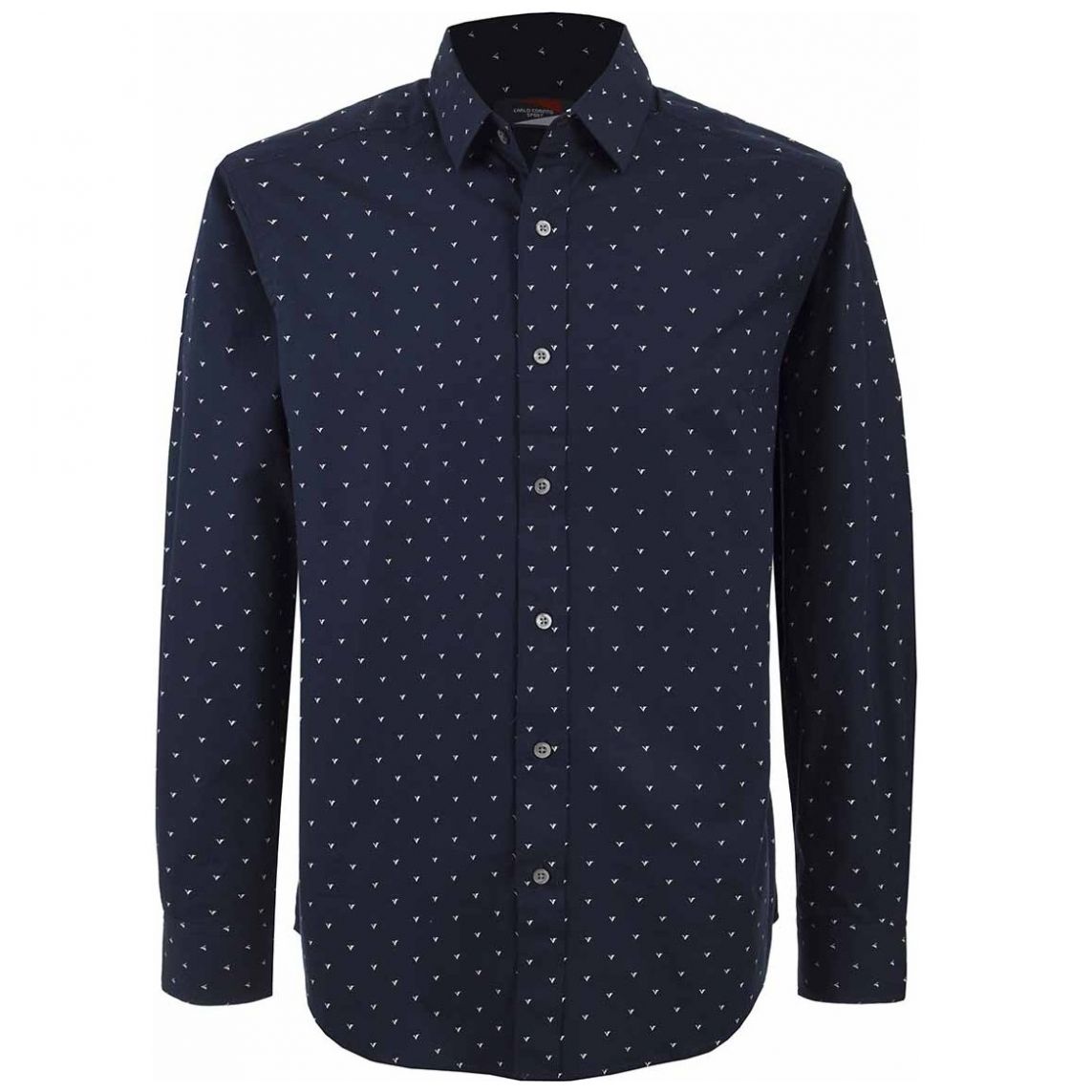 Camisa Manga Larga Estampada para Caballero Carlo Corinto Modelo Cc220-5649