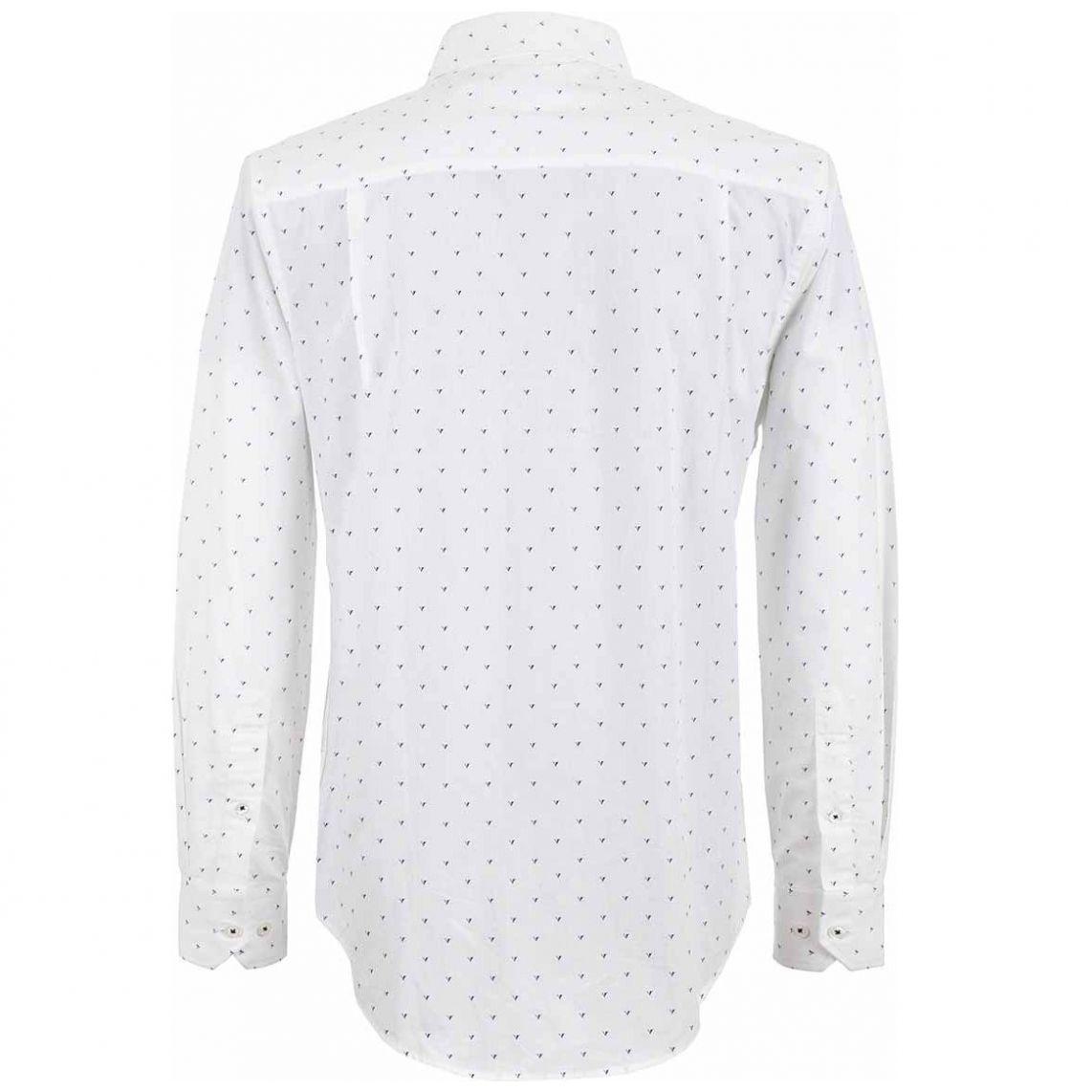 Camisa Manga Larga Estampada para Caballero Carlo Corinto Modelo Cc220-5649