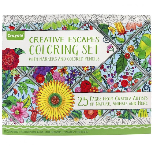Set Adult Coloring Crayola