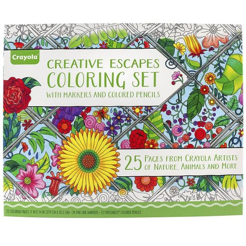 Set Adult Coloring Crayola