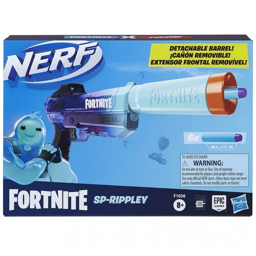 Lanzador Nerf Fortnite Sp-Rippley