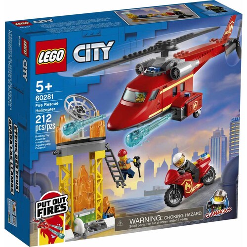 Helicóptero de Rescate de Bomberos Lego City