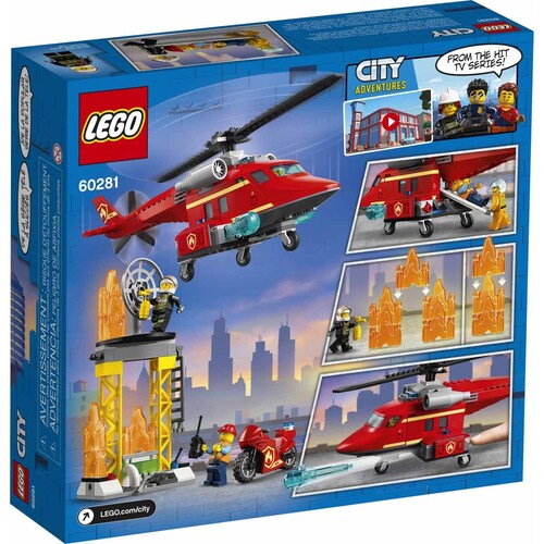 Helicóptero de Rescate de Bomberos Lego City