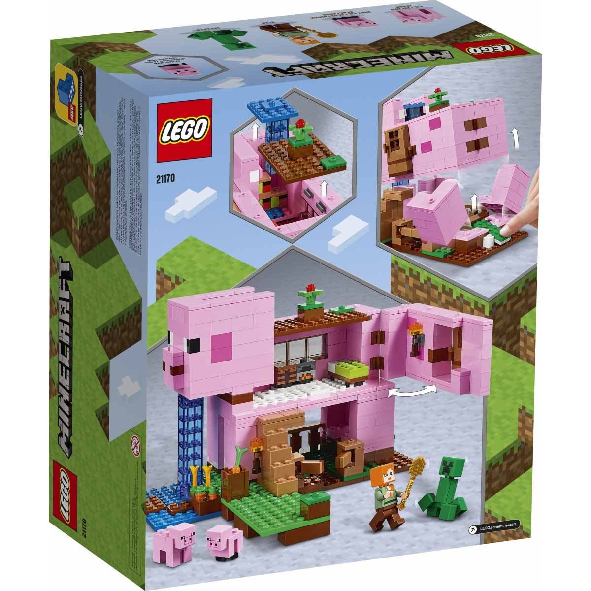 La Casa Cerdo Lego Minecraft Sears