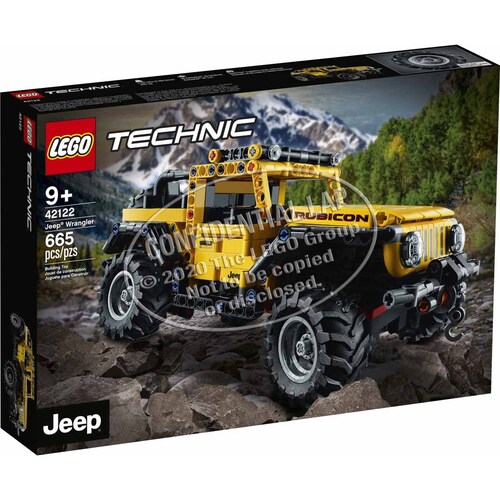 Jeep Wrangler Lego Technic
