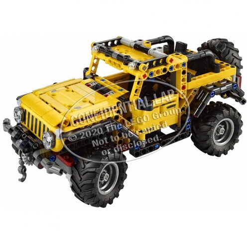 Jeep Wrangler Lego Technic