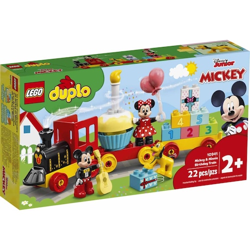 Tren de Cumpleaños de Mickey Y Minnie Lego Duplo