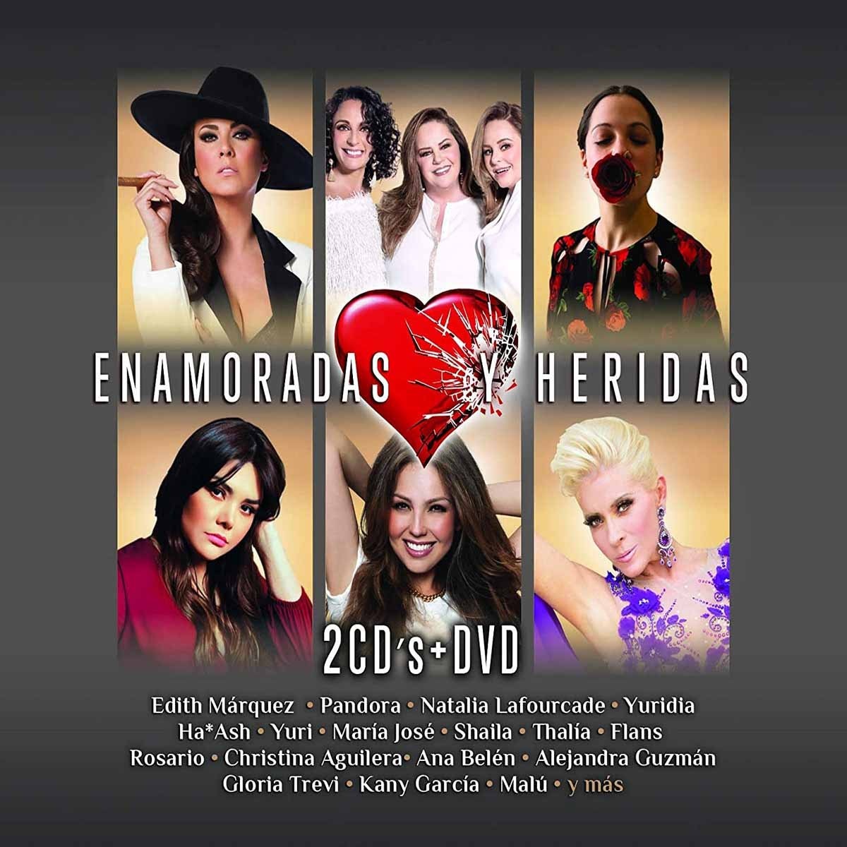 2 Cd\'s + Dvd Enamoradas Y Heridas