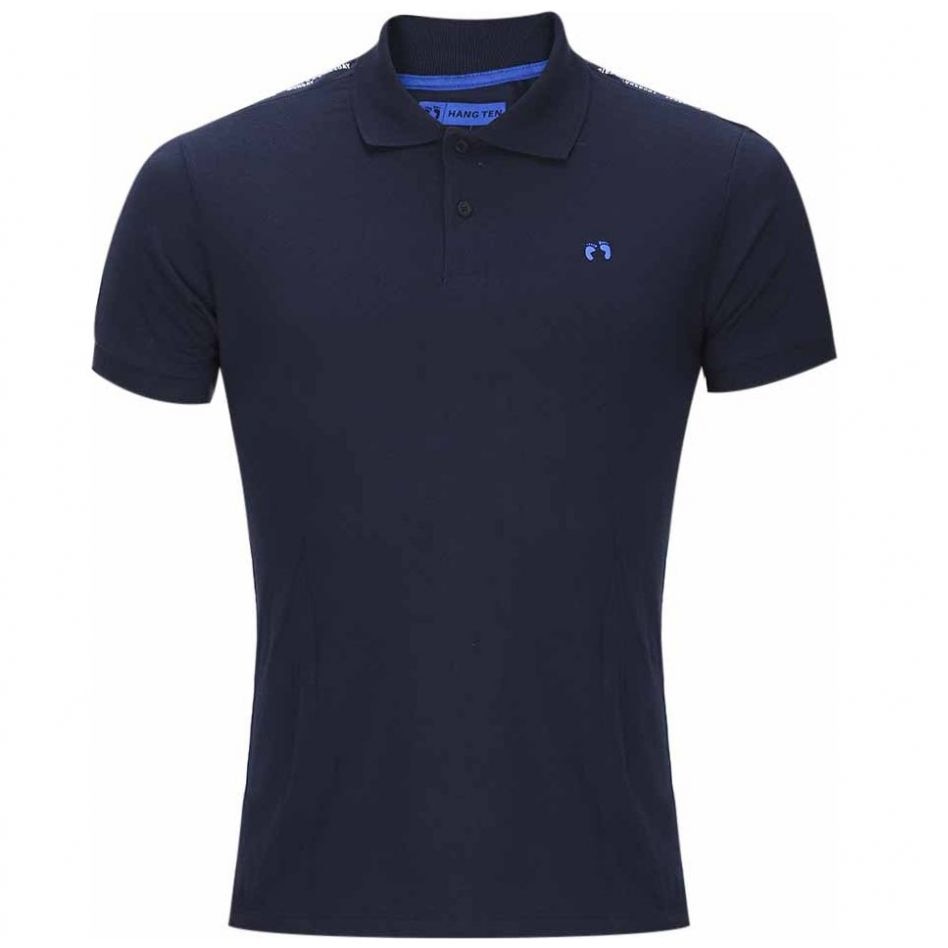 Playera Polo Azul Obscuro para Caballero Hang Ten Modelo B20A008