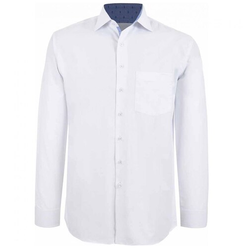 Camisa de Vestir Blanca para Caballero Carlo Corinto Modelo Secf 1120 Sa