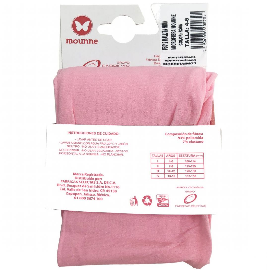 Malla de Microfibra para Niña Mounne Modelo Fsn006-2