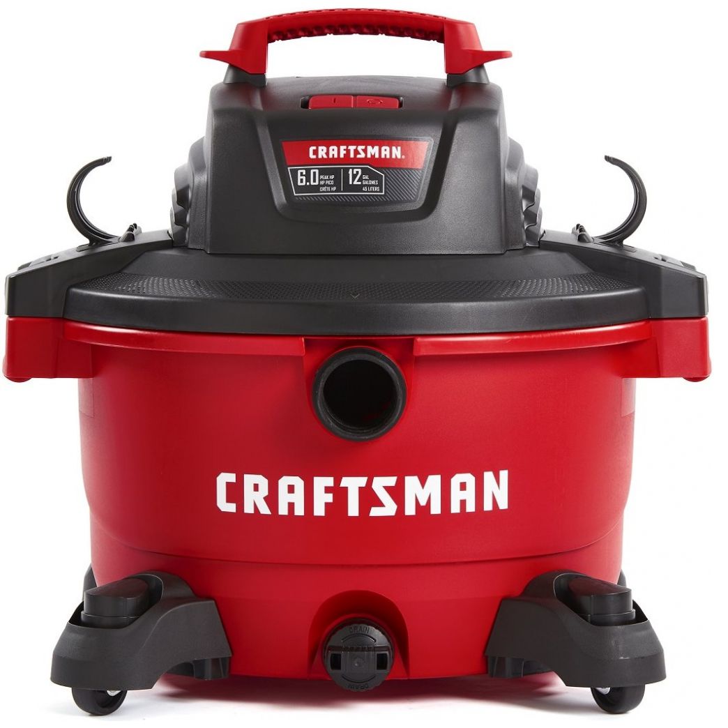Aspiradora de 12 Galones y 6 Hp para Seco y Mojado Mod. Cmxevbe17594 Craftsman