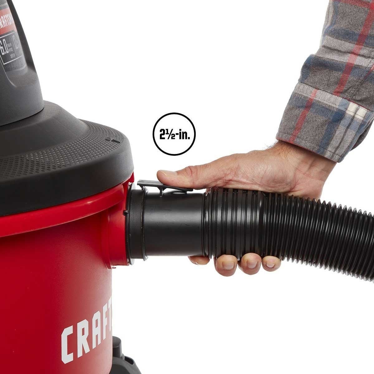 Aspiradora de 12 Galones y 6 Hp para Seco y Mojado Mod. Cmxevbe17594 Craftsman