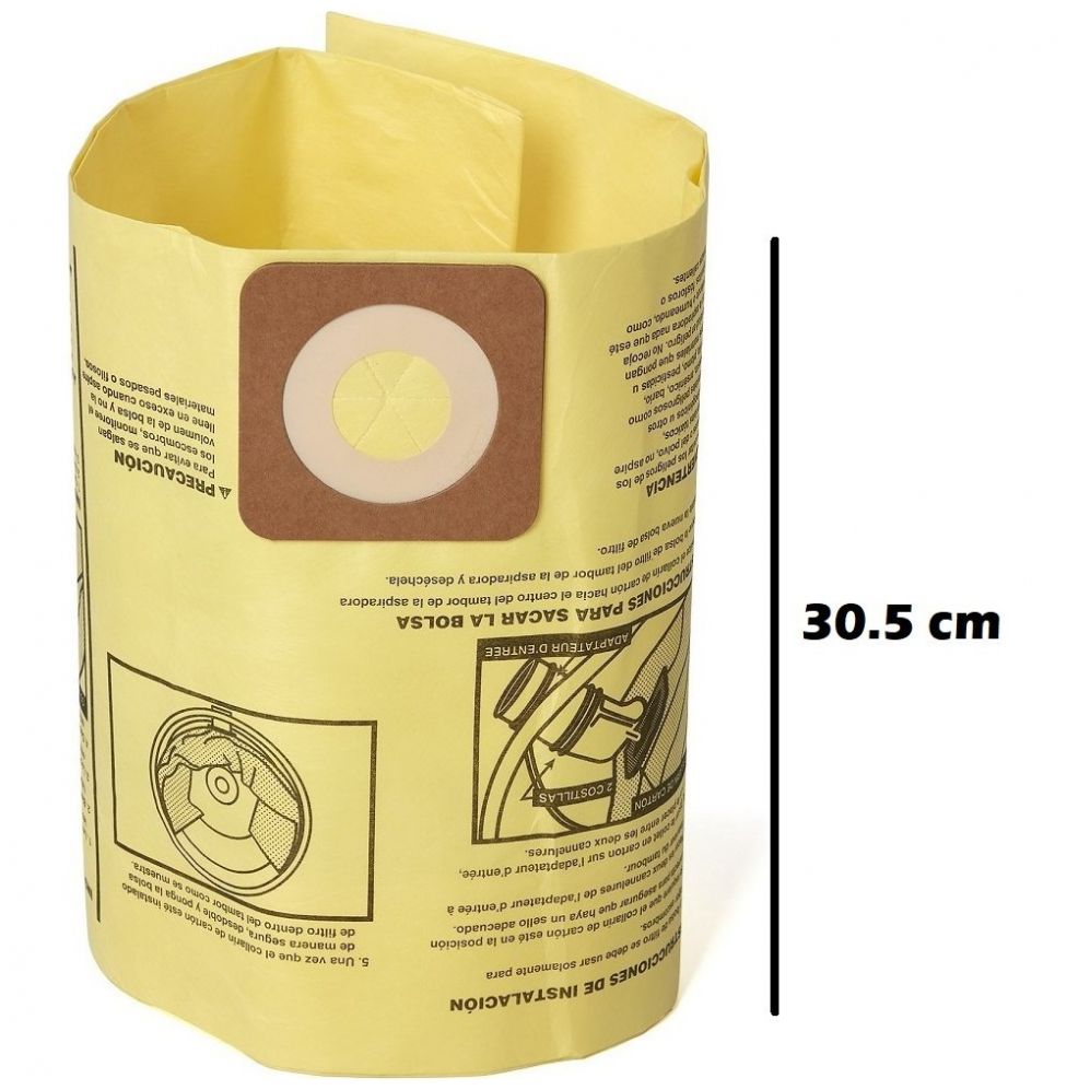 Bolsas para Polvo para Aspiradoras Craftsman de 6 y 9 Galones Mod. Cmxzvbe39970