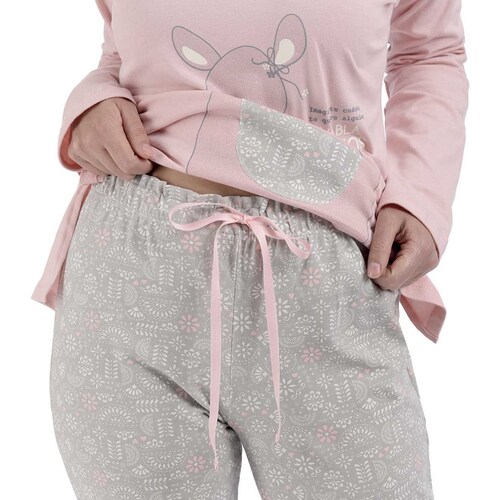 Pijama Playera Estampado Canguro Y Pantalon Sho Shi
