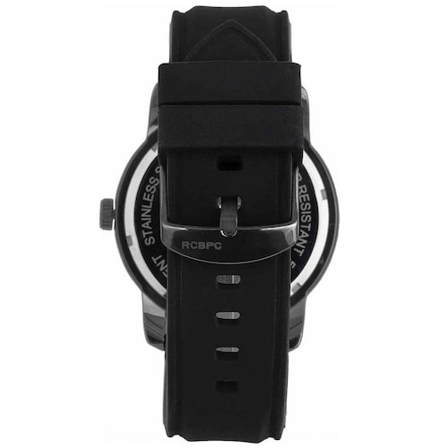 Reloj Negro para Caballero Royal Polo Club Modelo Napcl07Ngng