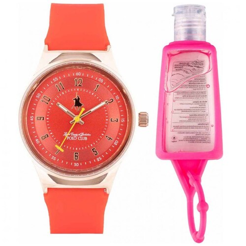 Reloj Rojo para Dama Royal Polo Club Modelo Apcl07Rjgab