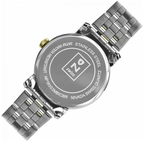 Reloj Dorado para Caballero Nivada Modelo Np18003Mbicbr