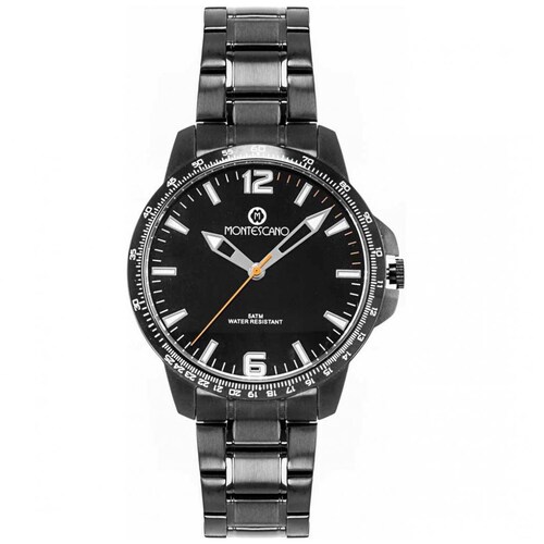 Reloj Negro para Hombre Montescano Modelo Elo Tacn7090