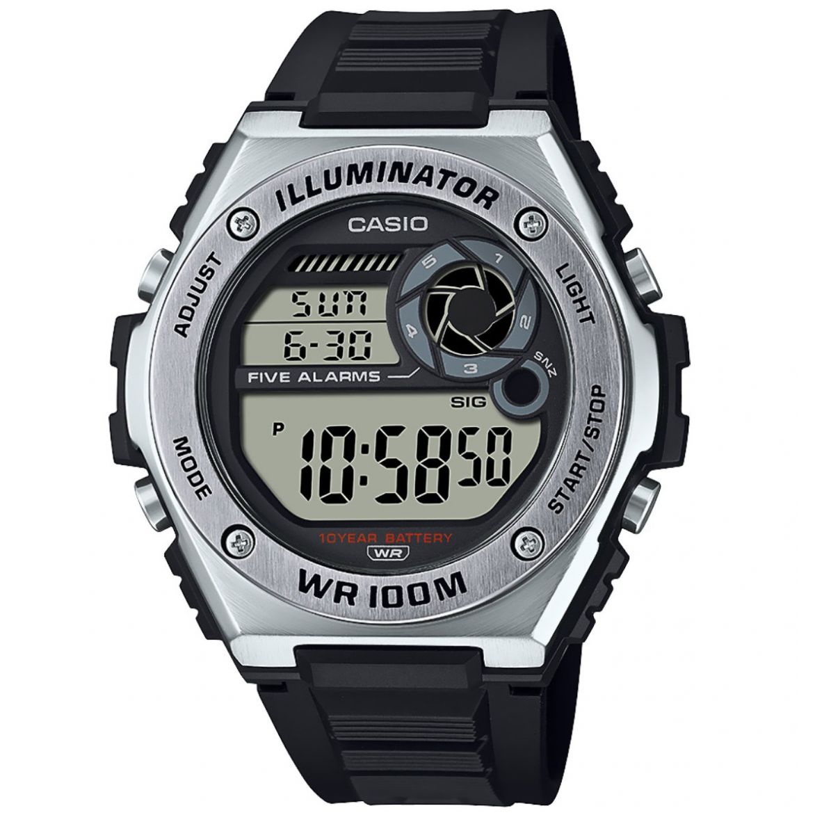 Reloj Negro para Caballero Casio Modelo Mwd-100H-1Avcf