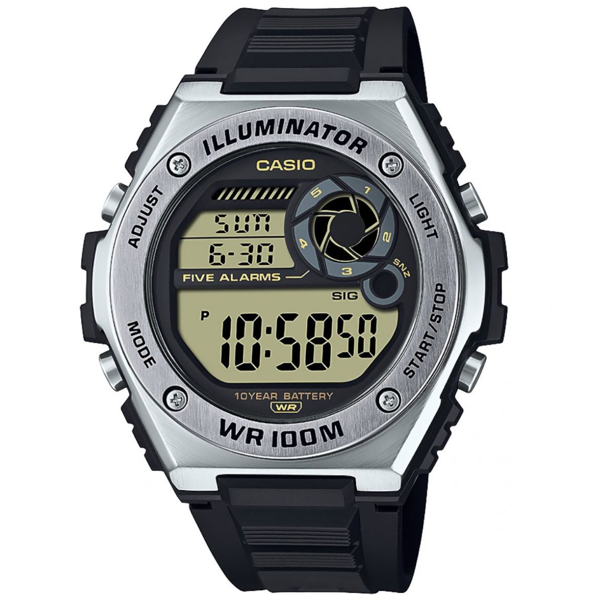 Reloj Negro para Caballero Casio Modelo Mwd-100H-9Avcf