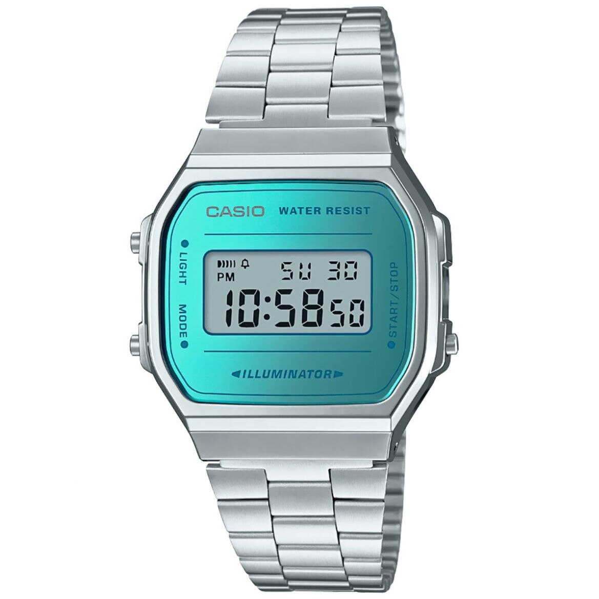 Reloj Plata Unisex Casio Modelo A168Wem-2Vt, Unisex