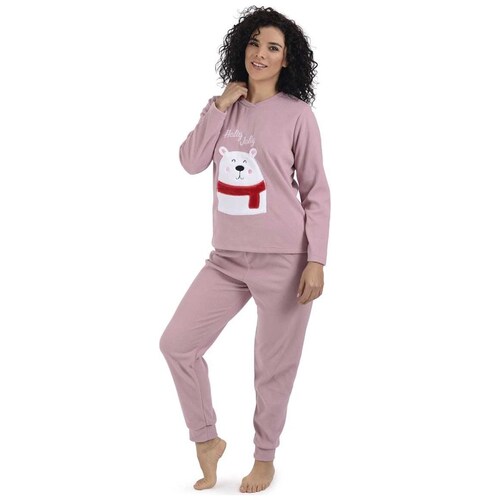 Pijama Polar Playera Y Pantalón Creaciones Parisina