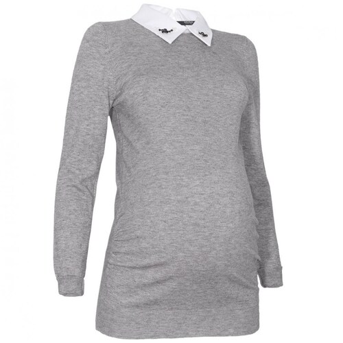 Su&eacute;ter Cerrado con Cuello Camisero Mama Mia