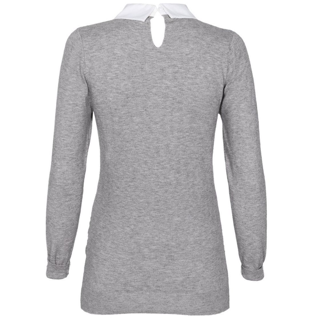 Suéter Cerrado con Cuello Camisero Mama Mia