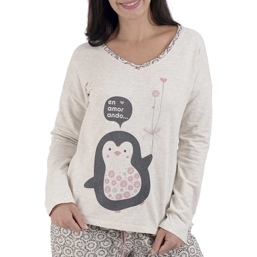 Pijama Estampado de Pingüino Sho Shi