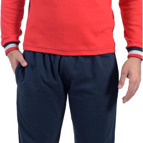 Pijama Rojo Combinado para Caballero Bruno Magnani Modelo 19005