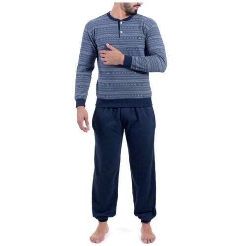 Pijama Azul Combinado para Caballero Bruno Magnani Modelo 19025
